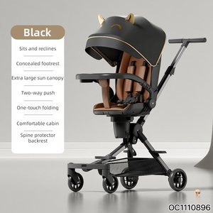 Kim loại nhẹ gấp xe đẩy em bé với tán Kids 'xe đẩy di động - Product Image 5