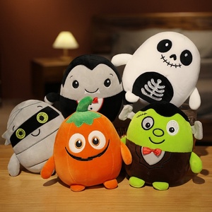 Muñeco de Peluche Unisex Súper Suave con Temática de Calabaza Zombi para Fiesta de Halloween, Relleno de Algodón PP y Forro de Malla, Ideal para Eventos Corporativos (OEM/ODM) - Product Image 1