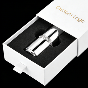 Boîte à parfum personnalisée <span class=keywords><strong>en</strong></span> papier blanc mat avec logo gaufré à l'or, emballage cadeau fait main pour les propositions et l'utilisation de bougies - Product Image 2