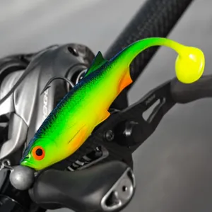 Leurre souple de simulation Spinpoler 11 cm, appât artificiel réaliste avec écailles pour la pêche en eau salée (perche, <span class=keywords><strong>brochet</strong></span>, <span class=keywords><strong>brochet</strong></span> d'eau douce) - Product Image 5