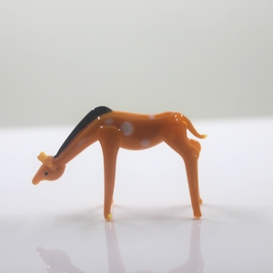 キリン置物環境にやさしい光沢のあるシックなガラス福祉ギフト用の新しいスタイルのクラフト装飾 - Product Image 5