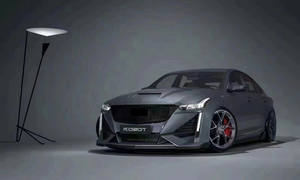 Kit de carrosserie pour Cadillac CT5 CT5 kit de carrosserie de style ROBOT amélioré CT5 pare-chocs avant et arrière capot d'aileron - Product Image 2