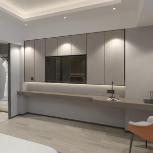 Meubles de chambre à coucher modernes en bois massif pour hôtel cinq étoiles, personnalisés par l'usine pour salon et chambre à coucher - Product Image 4