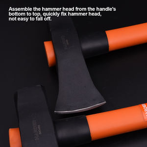 HARDEN 6LB 8LB plein air Camping survie fendillement bois survie hache hachette avec poignée en fibre de verre - Product Image 4