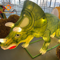Handgefertigte individuelle traditionelle Stoff laternen wasserdicht Chamäleon Tier Dinosaurier Laterne Festival