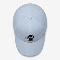 Casquette de baseball personnalisée en gros avec logo brodé plat, 6 panneaux, en sergé de coton, visière incurvée sportive, réglable, style Dad Hat pour enfants