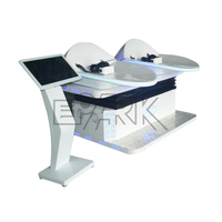 Cabina visión cine Vr diapositiva silla Cessna Realidad Virtual 9dvr 737 3d simulador de vuelo 360