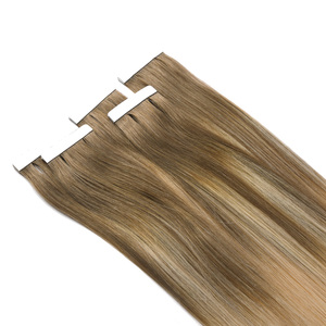 K.S WIGS Coiffure romantique de mariée 100% cheveux humains Remy chinois Trame unique Extensions de cheveux naturels à bandes adhésives de célébrités célèbres - Product Image 5