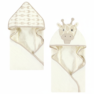Serviette de bain à capuche en coton de bambou hypoallergénique doux absorbant à séchage rapide pour les nourrissons tout-petits OEM Logo personnalisé essentiel de salle de bain - Product Image 1