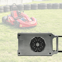Chargeur de batterie pour kart de course LNLEE 48V 20A 58.4V, chargeur résonant LLC avec courbe de charge intelligente pour karting industriel