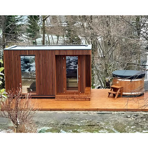 Suministro de fábrica Sauna al aire libre Termómetro Wifi Familia Sauna de vapor tradicional Hemlock al aire libre tradicional/<span class=keywords><strong>Spa</strong></span> de cedro rojo - Product Image 6