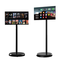 Televisor Inteligente Portátil Inalámbrico de 24/27/32 Pulgadas, Android 12, LED LCD, Pantalla Full HD de 120Hz, Batería Integrada de 10h, Pantalla Táctil