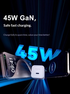 <span class=keywords><strong>Chargeur</strong></span> rapide USB C <span class=keywords><strong>Mophie</strong></span> 45W, <span class=keywords><strong>chargeur</strong></span> original 30W 40W Type C Gan, <span class=keywords><strong>chargeur</strong></span> haute vitesse pour iPhone Xiaomi Samsung Android - Product Image 2