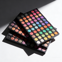 Palette de fards à paupières personnalisée 180 couleurs, minérale, waterproof, haute pigmentation, haute qualité, marque privée, poudre mate et scintillante, clair/foncé