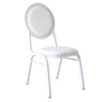 Chaises de banquet de conférence empilables 5 étoiles en aluminium-Mobilier d'hôtel de haute qualité pour les mariages et les événements