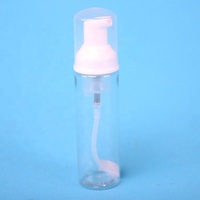 Bouteille transparente de mousse pour le visage, bouteille en plastique, de distribution de savon liquide, PET, en promotion, 30ml 50ml 100ml