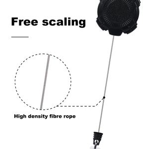 Deyikey 10,000พวงกุญแจแบบหดได้ + รีเป่าดิมเพสท์ต้านทานสาย80ซม. และพวงกุญแจ - Product Image 5
