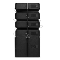 Système audio, enceintes line array, utilisation en salle de réunion, enceintes line array passives, système musical, système audio extérieur