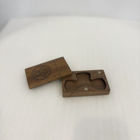 Custom Unique Wooden Guitar Pick Box for Laser Engraving Printing Solid Wood Ukulele Stringed Instruments Parts & Accessories