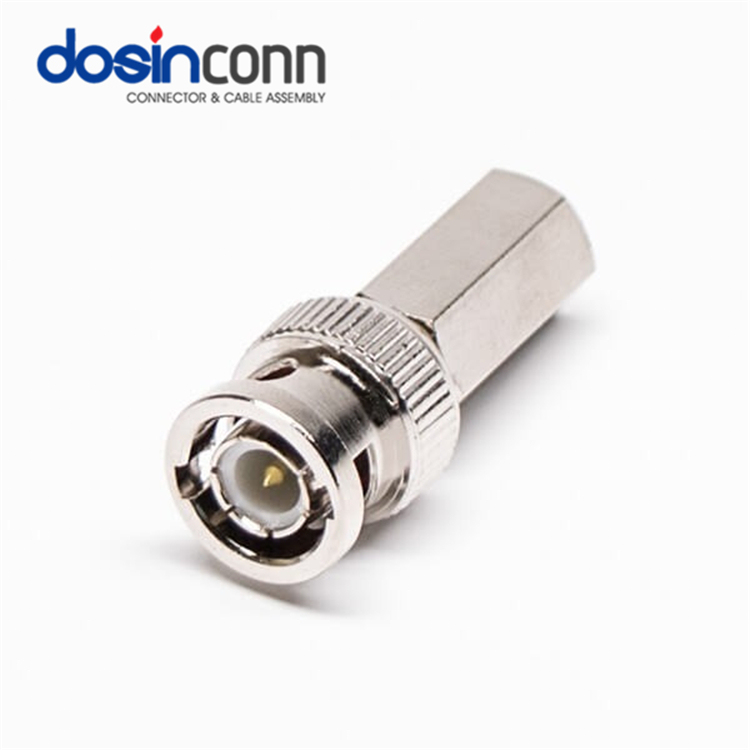 Keple Cavo Coassiale RG59 1m BNC Maschio a Spina Maschio RCA Con Connettore Dorato 75 Ohm per Sistemi Videosorveglianza e Sicurezza TV