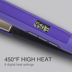Plancha <span class=keywords><strong>de</strong></span> Pelo <span class=keywords><strong>Remington</strong></span> <span class=keywords><strong>de</strong></span> 1 Pulgada, Plancha <span class=keywords><strong>de</strong></span> Cerámica y Titanio, Color Morado, 450 °F, Pantalla Digital - Product Image 3