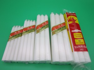 Candela della <span class=keywords><strong>casa</strong></span> bianca per il prodotto di cera di paraffina Africa - Product Image 3