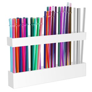 Ultra Sticky Reusable Tumbler Organizer <strong>Small</strong> Kitchen Container Acrylic Straw Holder Cabinet Door Wall Mounted <strong>Cupboard</strong> <strong>Storage</strong> - Product Image 1