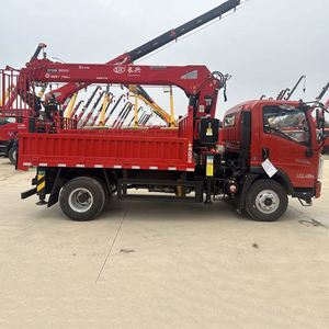 Grúa Montada en Camión de Servicio Pesado Ho-wo, Camión de Elevación con Pluma de 5 Secciones y 7 Toneladas para Carga y Descarga de Materiales de Construcción - Product Image 3