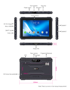 Wpna A88ST 8'' <span class=keywords><strong>Android</strong></span> Robustes <span class=keywords><strong>Tablet</strong></span> 10000mAh 10h mit 8MP+16MP Kamera 1D 2D Scanner Industrie-<span class=keywords><strong>Tablet</strong></span> - Product Image 6