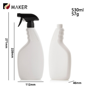 Empty Detergent Alcohol Cleaning <strong>Sprayer</strong> 550ml 530ml 330ml PE <strong>White</strong> Plastic Chemical Cleaner Water Mini <strong>Trigger</strong> Spray Bottle - Product Image 6