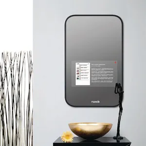 Mais popular Espelho inteligente LED à prova d'água para banheiro e sala de estar com tela de toque