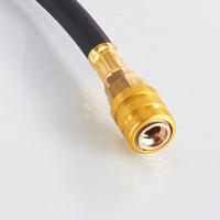 SEAPENG Durable Rubber Tire Pressure Monitor-High Quality Flexible Air Hose for Tire Repair Tools (Black 1 Year Warranty)