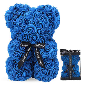 Regalos de San Valentín decoración oso Rosa flor Artificial con caja luces oso de peluche <span class=keywords><strong>para</strong></span> mujer <span class=keywords><strong>novia</strong></span> regalo de cumpleaños Flor de amor - Product Image 5