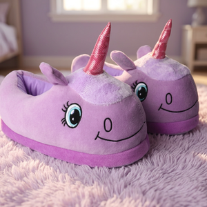 Custom Popular Women's 11" Fashion Trend Autumn/Winter Warm Plush Animal Unicorn OEM/ODM - Product Image 3