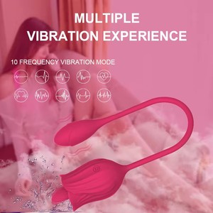 STELLAR PATH Jouet sexuel pour femme, Vibromasseur langue rose en silicone médical et ABS, pour stimulation du clitoris et des mamelons par succion et léchage - Product Image 3