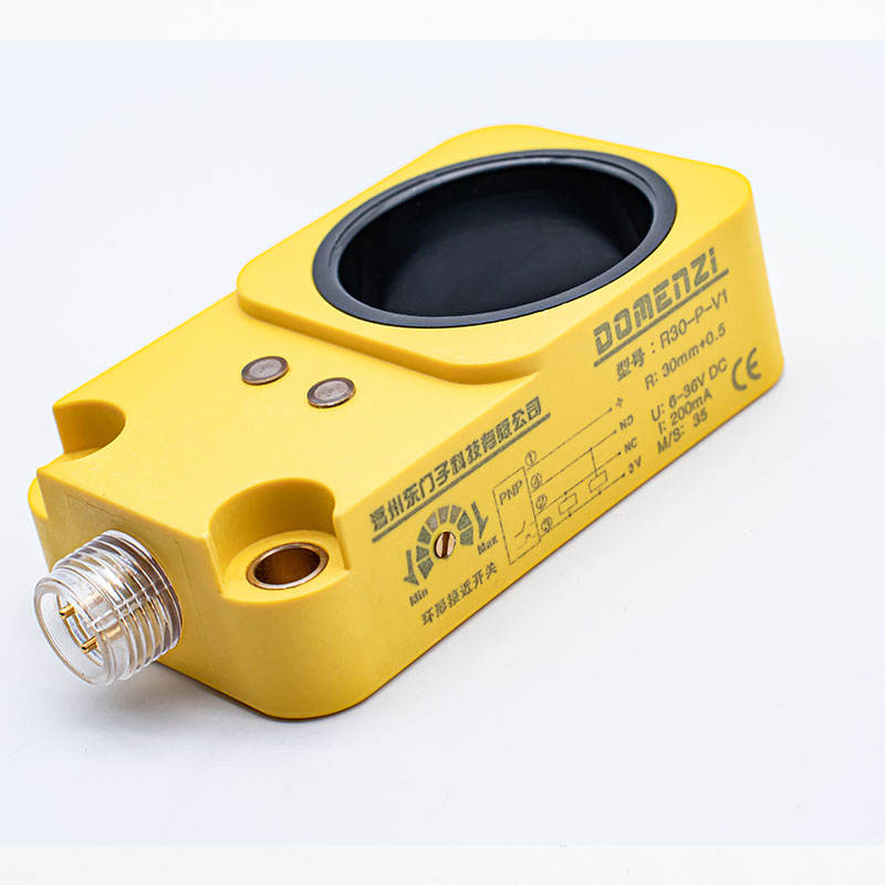 R03 24V Ring Metal Proximity Sensor Three-Wire Inductive PNP and Four ...