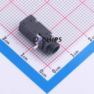 SJ-3523-SMT-TR Audio Connector (Headphone) Connector 1A 12V Brass/ Copper Alloy Silver - Product Image 1