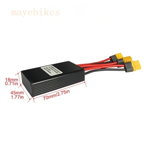 Módulo Convertidor de Descarga de Batería Dual para Bicicleta Eléctrica SOMEDAY YJ-MCU40 40A 20V-72V, Interruptor de Paquete de Baterías en Paralelo, Aleación de Aluminio Duradera para - Product Image 2