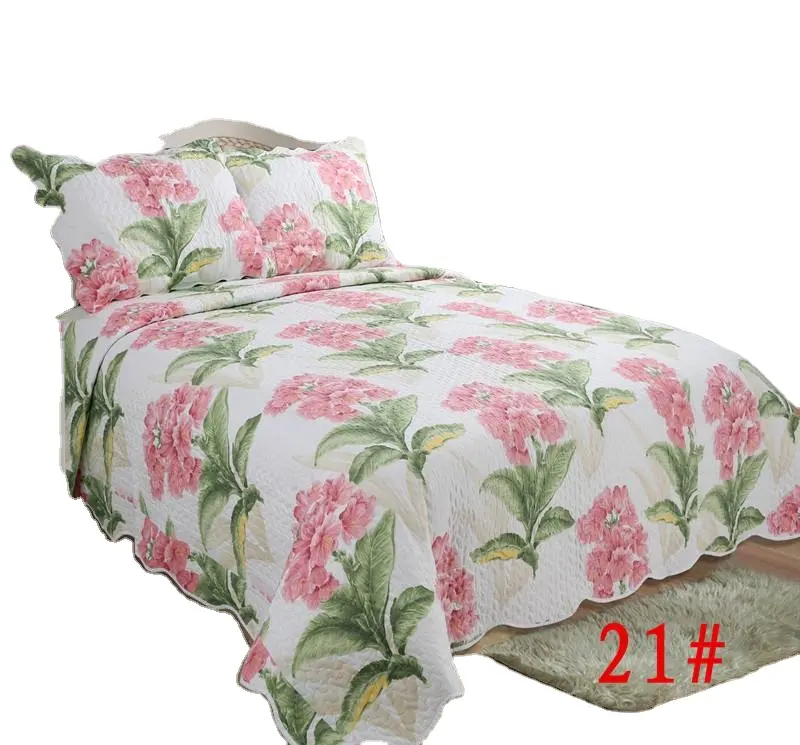 Cheap price microfiber 100% polyester floral plant design kids polyester bedsheet fabric hometextile cloth to Chile