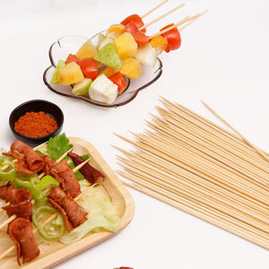 ไม้เสียบบาร์บีคิวแบบใช้แล้วทิ้ง 100% เป็นมิตรกับสิ่งแวดล้อม สะดวก ทนความร้อน ทำจากไม้ไผ่ วัสดุธรรมชาติ - Product Image 5