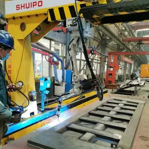 Welding Robot untuk Khusus Kendaraan untuk Dumper Trailer Truk Tangki Alat Alat Kerja