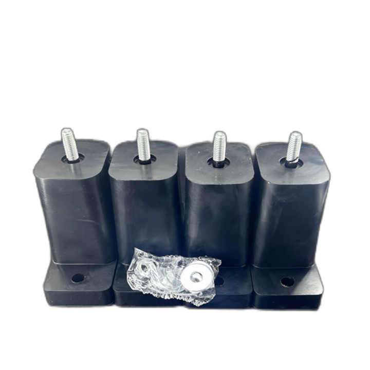 Rubber Air Conditioner Mounting Bracket Rubber Feet Pad Antivibration Shock Absorber Mechanical