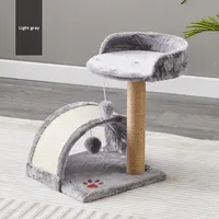 Vente directe d'usine : Cadre d'escalade et maison pour chat en peluche, plateforme de saut intégrée, griffoir, jouet pour aiguiser les griffes, vente en gros