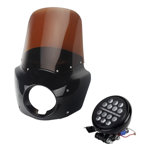 กระจกหน้ารถแฟริ่งควันพร้อมไฟหน้า LED สําหรับ Harley <span class=keywords><strong>Low</strong></span> <span class=keywords><strong>Rider</strong></span> <span class=keywords><strong>S</strong></span> FXLRS <span class=keywords><strong>2023</strong></span> - Product Image 1