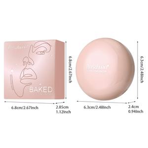 Paleta de Polvos Compactos Iluminadores Brillantes con Purpurina para Maquillaje de Rostro y Cuerpo, Polvo Contorneador Perlado - Product Image 4