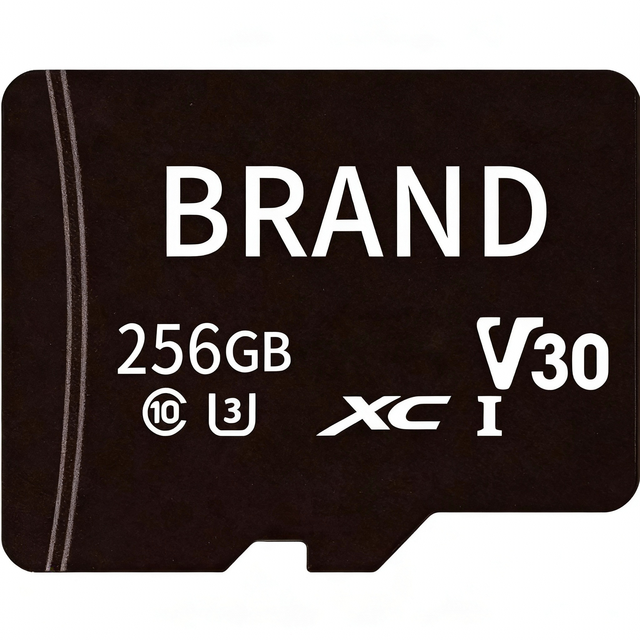 High Demand SD3.0 Plastic TF Card 8GB-256GB V30 U3 C10 Fast Speed Black for Global Buyers