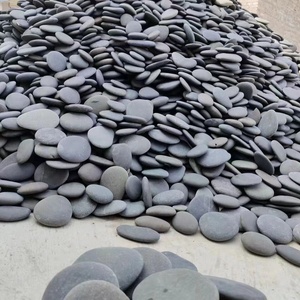 Naturale liscia oblato rocce di fiume piatte rotonde ciottoli per la pittura fai da te e la fabbrica di disegno artigianale in pietra - Product Image 2