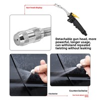 Accessoires de machine de lavage de voiture en matériau ABS brosse de voiture sans gommage cire à eau buse de voiture climatiseur nettoyage pistolet pulvérisateur
