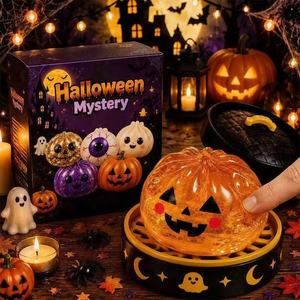 Caja Sorpresa de Juguetes Antiestrés de TPE con Forma de Dumpling, Brillantes y con Diseño de Mármol, para Halloween, para Niños de 2 a 13 Años, Ideal para Fiestas - Product Image 5