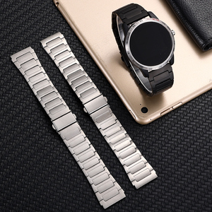 화웨이 워치 GT4 46mm/GT4 프로 및 삼성 스마트워치용 22mm 삼중 링크 I형 스테인리스 스틸 시계 밴드 - Product Image 3